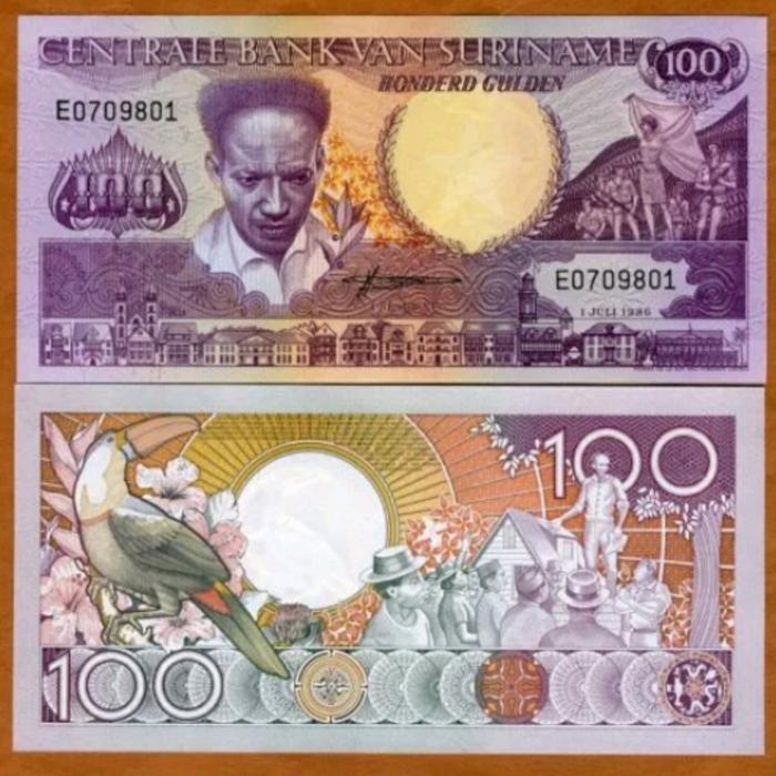 Suriname 100 Gulden 1986