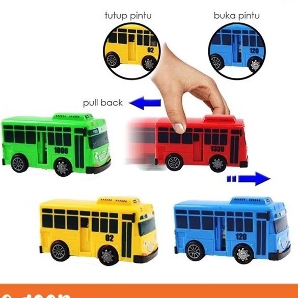 mobil bus tayo besar pullback 1pc  / bis tayo / mobil mobilan anak / mainan kendaraan