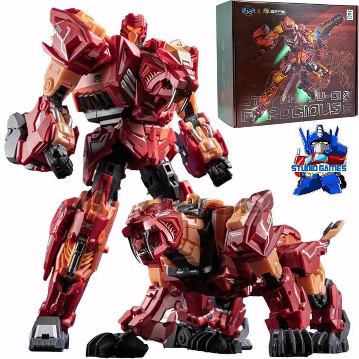 Ready Cang Toys CT-01 Ferocious - Transformers G1 Rampage Predaking Combiner