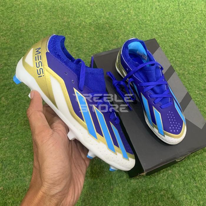 NEW PROMO SEPATU BOLA ANAK ORIGINAL ADIDAS X CRAZYFAST LEAGUE MESSI FG JR