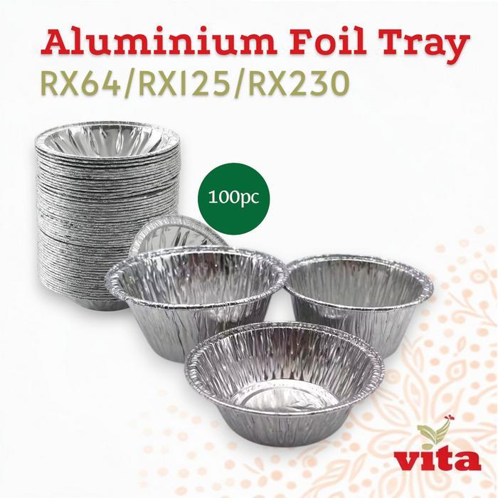 Alumunium Foil Aluminium Tray RX64 RX125 RX230 Per Pack Isi 100pcs