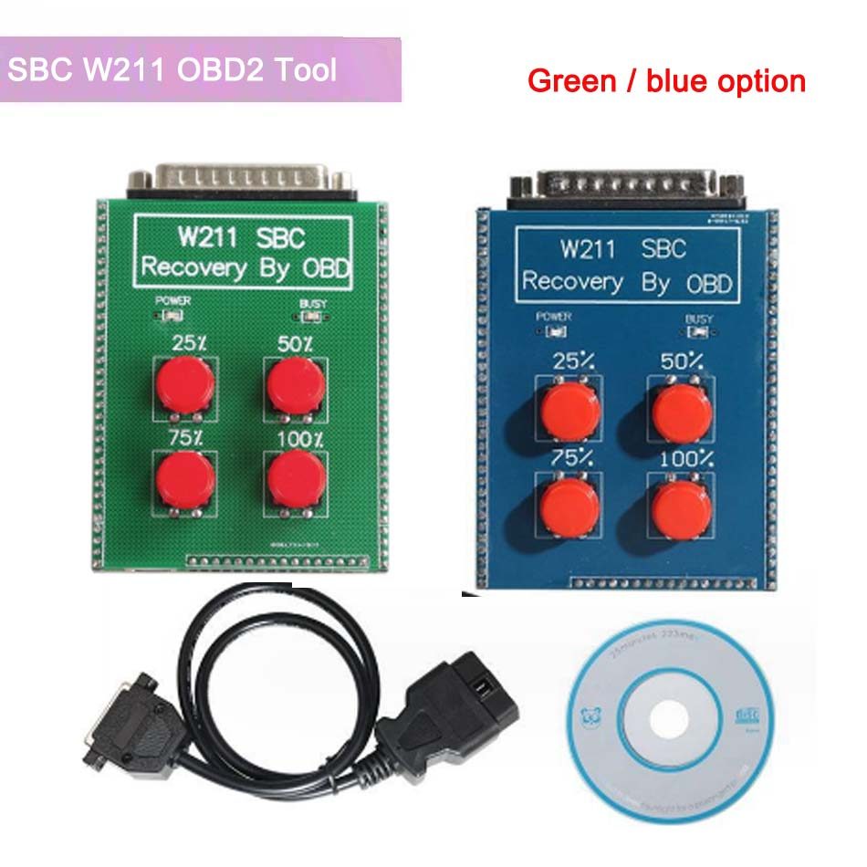 Option NEW SBC Reset Tool for Mercedes SBC W211 OBD2 W211/R230 ABS/SBC TOOL OBD 16PIN Connector Car 