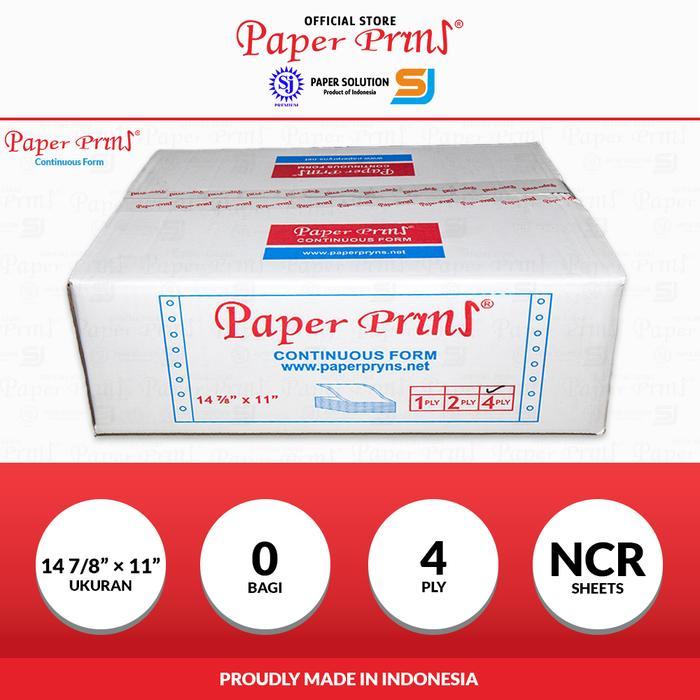 Paperpryns Kertas Continuous Form 4PLY NCR 14 7/8 11