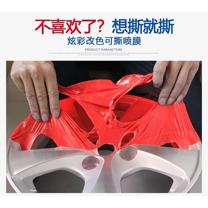 "New" Rubber Paint Cat Semprot Velg Body Mobil X6