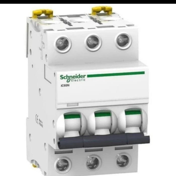Mcb Schneider Ic60N 3P 50A 6Ka / Mcb Schneider Ic60N 3 Phase 50 Ampere