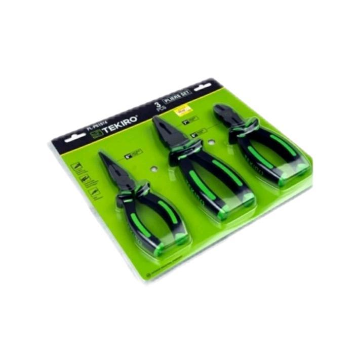 TEKIRO TANG SET 3 PCS TANG KOMBINASI TANG POTONG TANG LANCIP TEKIRO