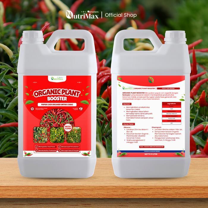 ORGANIC PLANT BOOSTER CABAI 5 LITER - Pupuk Organik Cair Dan ZPT Khusus Tanaman Cabai - Mempercepat