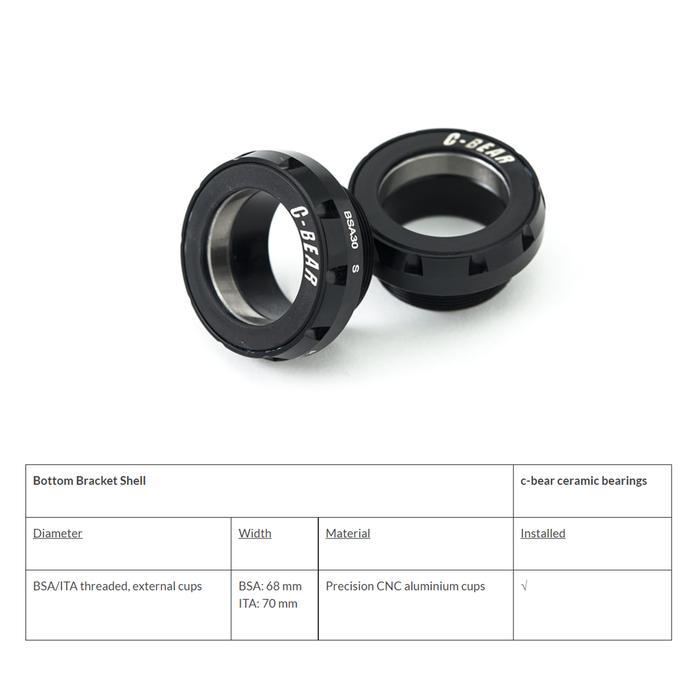 Bottom Bracket C-Bear Ceramic Bb Ita-30-R