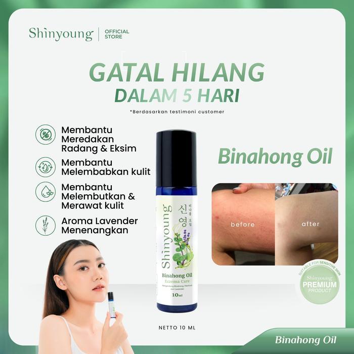SHINYOUNG Binahong Oil Penghilang Gatal Minyak Eksim Penghilang Eksim Penghilang Gatal Gatal BPOM