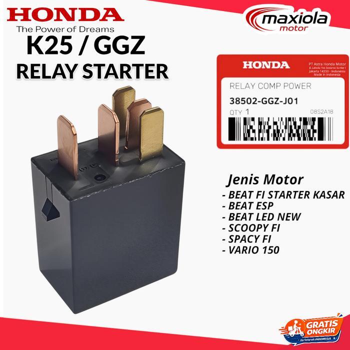 TERMURAH RELAY STARTER BEAT FI / BEAT ESP / BEAT LED NEW / SCOOPY FI / SPACY FI / VARIO 150 / RELAY