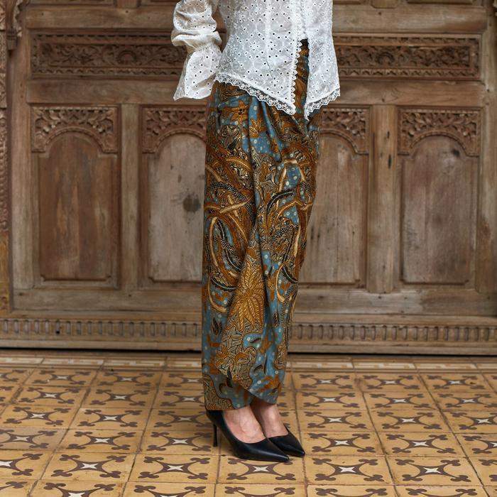 Guravin Mandalas Lilit Rok Lilit Batik Cap Motif Mandalas Bahan Katun All Size Fit XXL Rok Lilit Bat