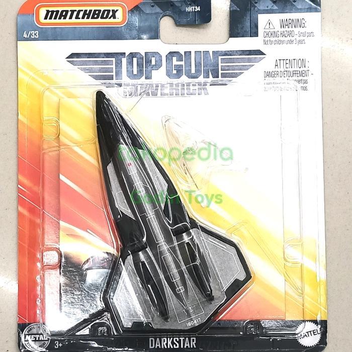 Matchbox Darkstar Top Gun Maverick Diecast Topgun Berkualitas