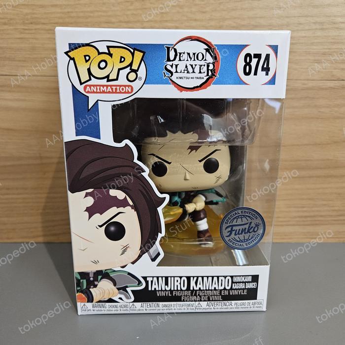 HOT SALE FUNKO POP DEMON SLAYER - TANJIRO KAMADO #874 TERMURAH