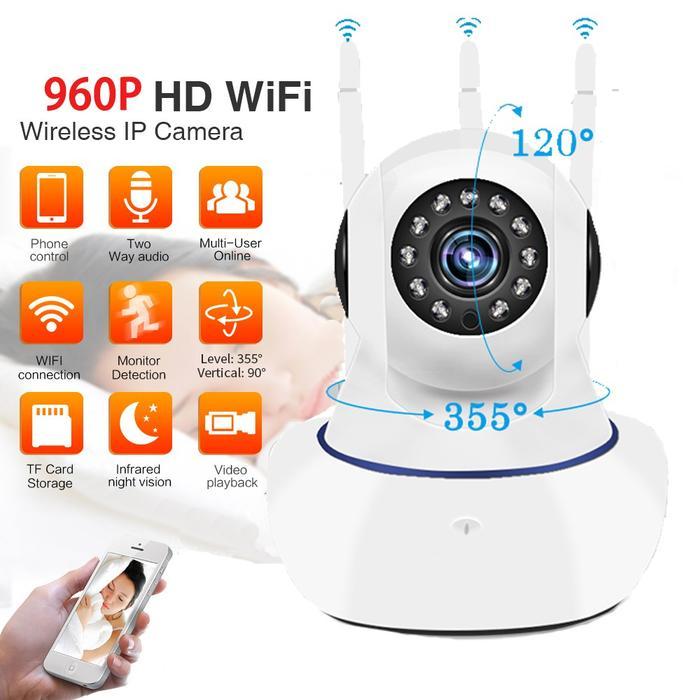 Cctv Camera Wifi 3 Antena Ip Camera Yoosee Kamera Cctv Ip Cam Yoosee Tbk
