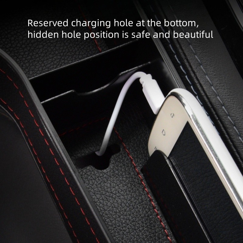 Car seat gap storage box, multifunctional car storage box and phone storage box, car interior