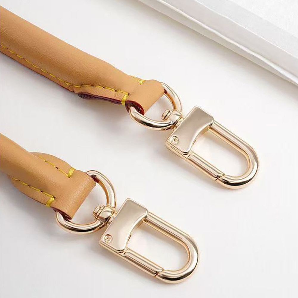 Cowhide Vachetta Leather Bag Strap for LV Speedy 20 25 30 Shoulder Straps Long Bags Belts