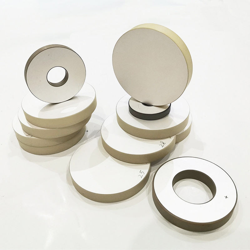 1MHz 10mm Piezo Ceramic Disc Piezoelectric Material PZT