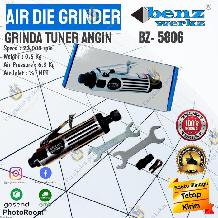 Air Die Grinder Set Benz 5806 Ori / Mesin Rotary Grinder Angin