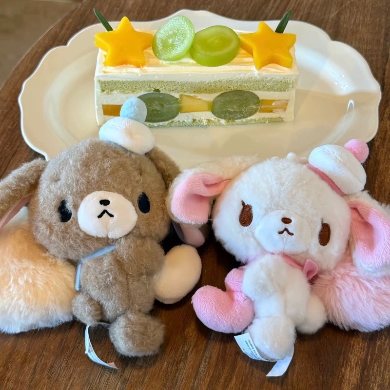 Kawaii Caramel Sugarbunnies Bunny Plush toys lovely Charmmy Kitty Stuffed Bag Pendant Sanrio Stuffed