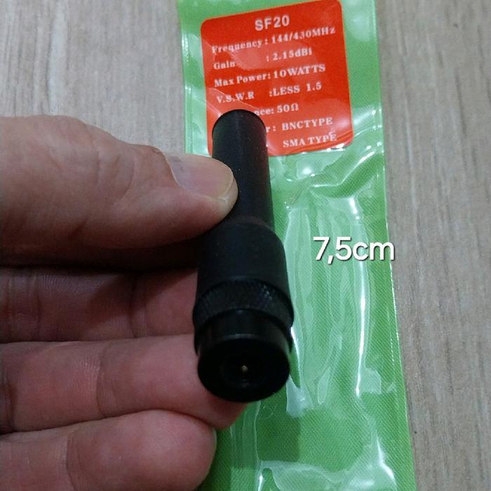 Ada Stok antena ht mini dualband male buat ht scom fc8 pro fc10 pro walkie talkie