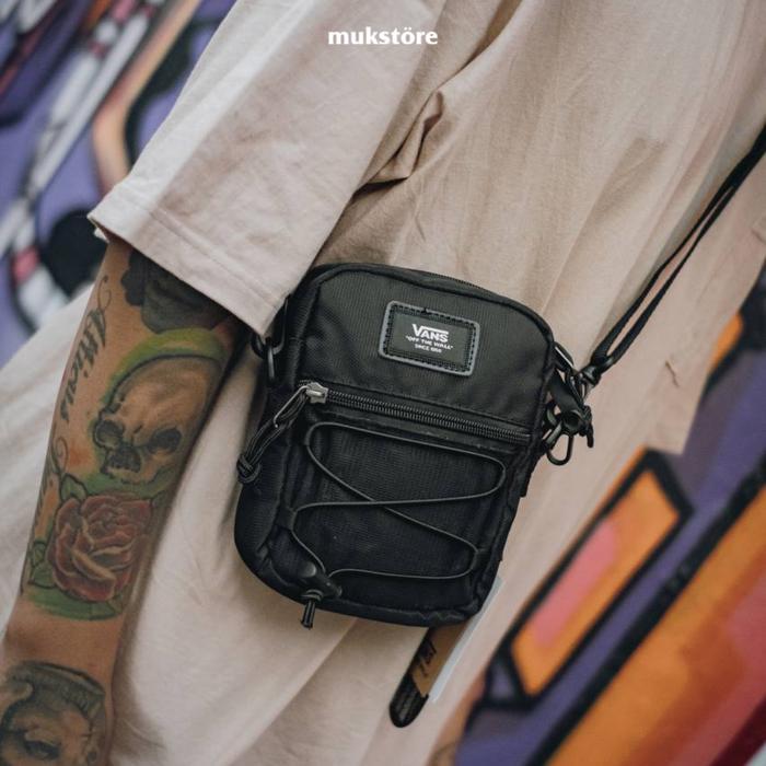 Sling Bag Vans Black Original Terbaru 