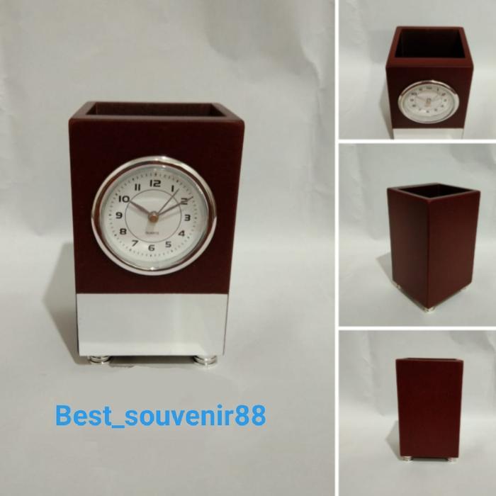 Jam meja 708/Jam meja kayu/Jam promosi/Jam souvenir