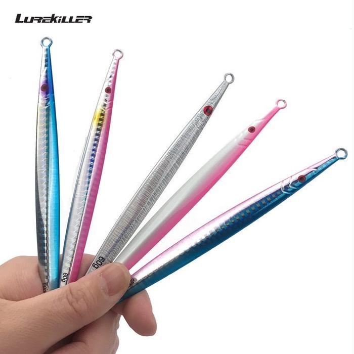 LUREKILLER Umpan Pancing Metal Jig 60g 400g umpan Jigging Luminous MJ029