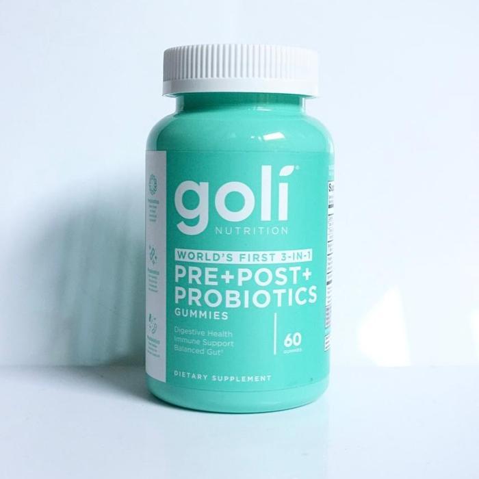 Terlaris Goli Nutrition Pre + Post + Probiotics Gummies, 60 Gummies, ORI 100% USA Best seller