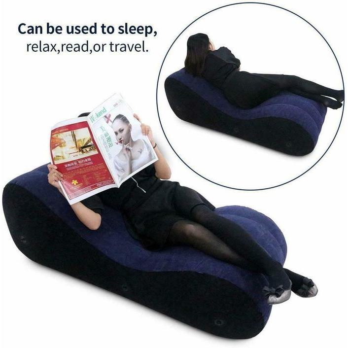 Air Sofa Portable Inflatable For Kamasutra With Pompa Angin