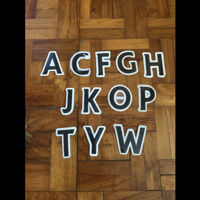 NEW Letter Original EPL Hitam Season 2007-2013