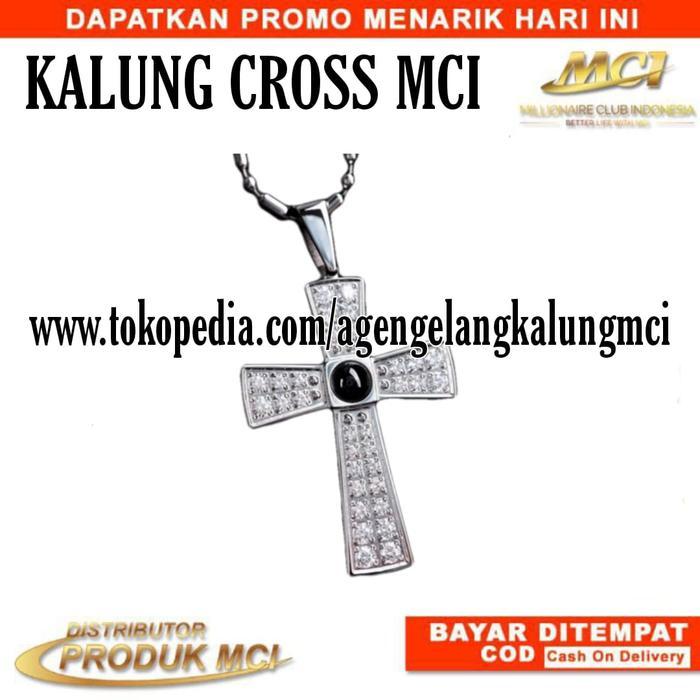 DISKON MCI Kalung Cross MCI Original - Kalung Salib MCI Kesehatan - Manfaat Memperlancar Aliran