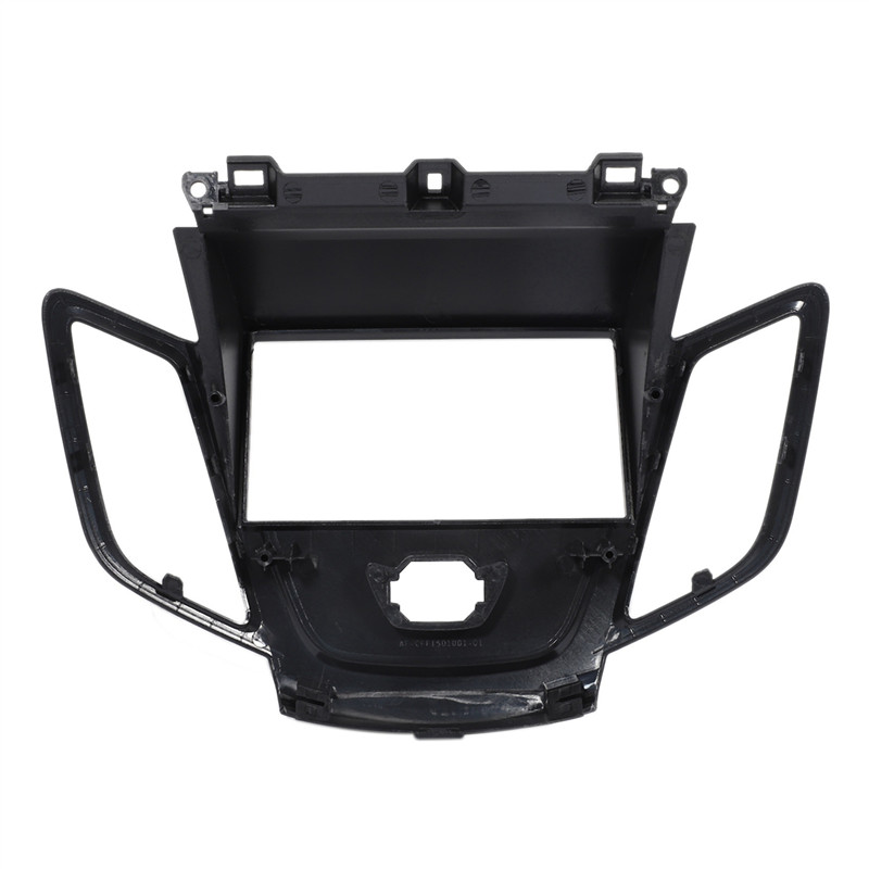 DOUBLE DIN RADIO FASCIA FOR FORD FIESTA 2008-2017 PANEL DASH MOUNT INSTALLATION TRIM KIT FACE BLACK