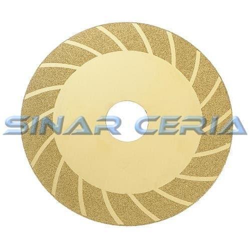 BERKUALITAS Mata Diamond Kuning Polos 100mm 4" Batu Potong Gerinda Disc MDK-01