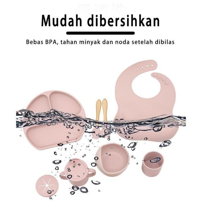 Promo 1 Set Peralatan Makan Bayi/Tempat Makan Bayi/Alat Makan Bayi/Set Alat Makan Bayi