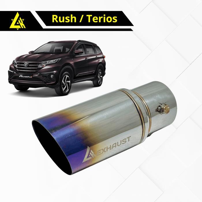 Muffler Cutter Rush/Terios Lk Exhaust Variasi Ujung Knalpot Mobil
