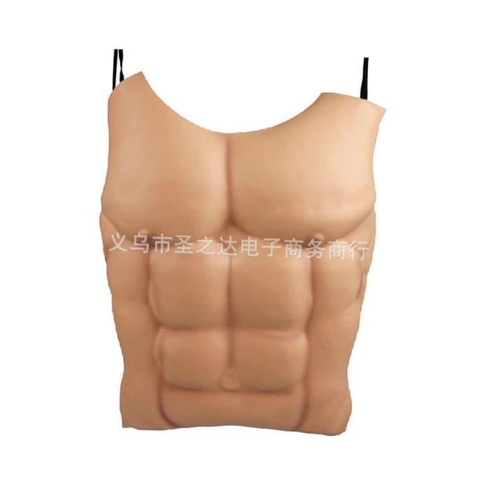 fake abs sixpack otot palsu dada perut laki-laki aksesoris cosplay