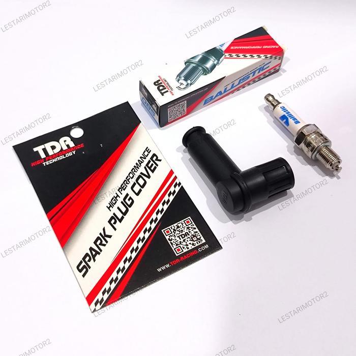 Kop Kepala Busi Paket Kop Kepala Busi dan Busi untuk Motor Mio, Nouvo, Jupiter, dan Skutik Lainnya B
