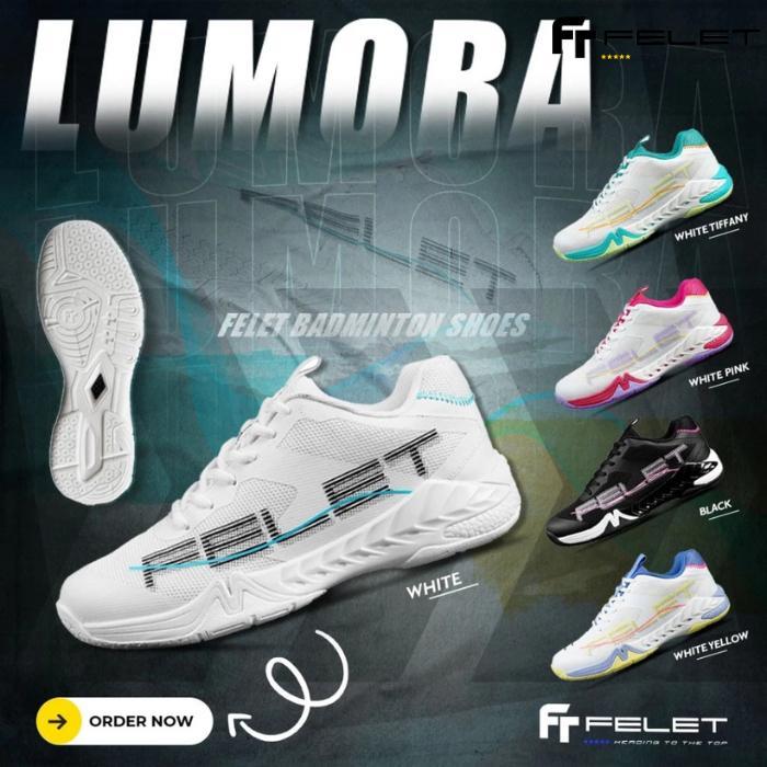 FELET LUMORA Badminton Shoes - Sepatu Badminton Original Felet