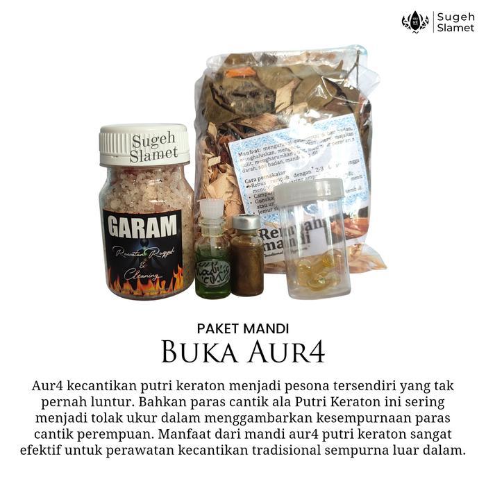 Premium Paket Mandi Rempah Putri Keraton Tradisional Dan Garam Ruwatan Original