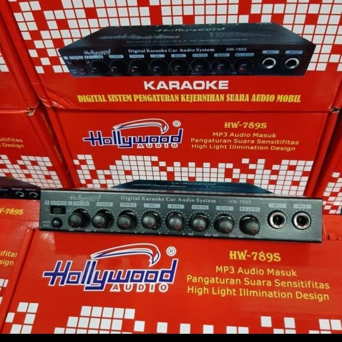 Preamp Parametrik Equalizer Karoake Mobil Hollywood Hw 789 S