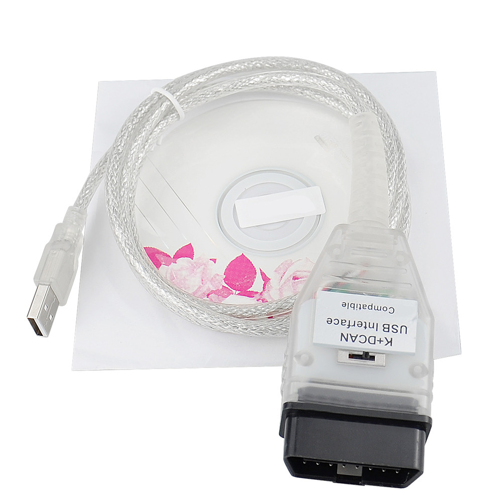 K+DCAN FTDI 9241A With Switch K DCAN OBD 2 OBD2 Interface OBDII Car Diagnostic Auto Tools K-line K