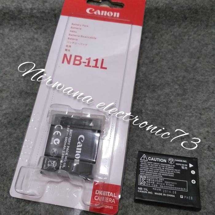 Baterai Canon Nb-11L Original Powershot Sx410Is, Sx420Is, Sx430Is