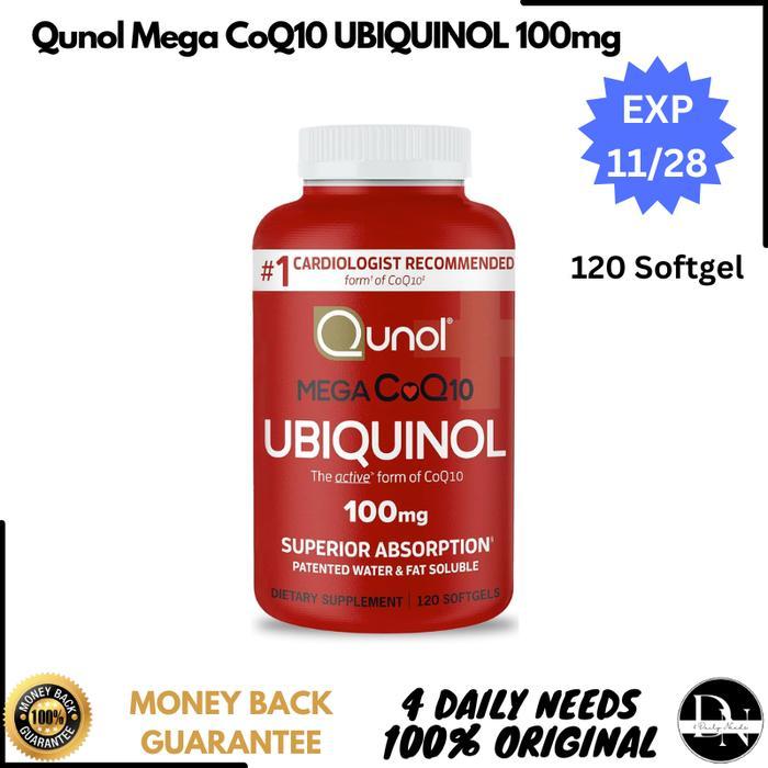 Terlaris Qunol Mega Coq10 Ubiquinol Ultra Coq10 Ubiquinol