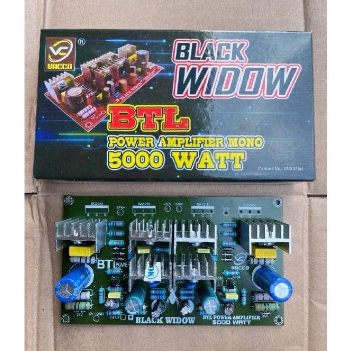 KIT BLACK WIDOW BTL POWER AMPLI MONO 5000 WATT BY VACCO