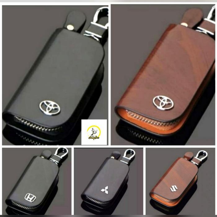 Kenes Leather Wallet - Gantungan Kunci Stnk Toyota