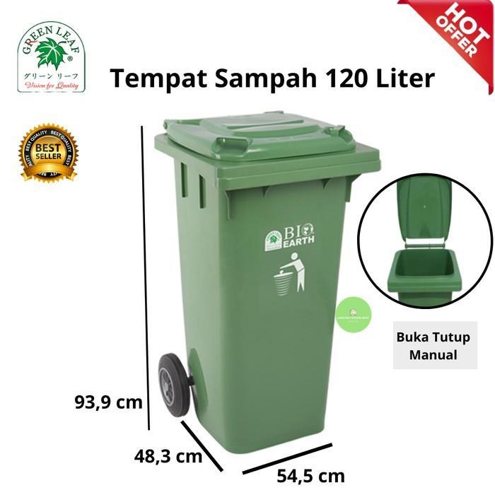 Tempat Sampah Bio 120 Liter Green Leaf 2012