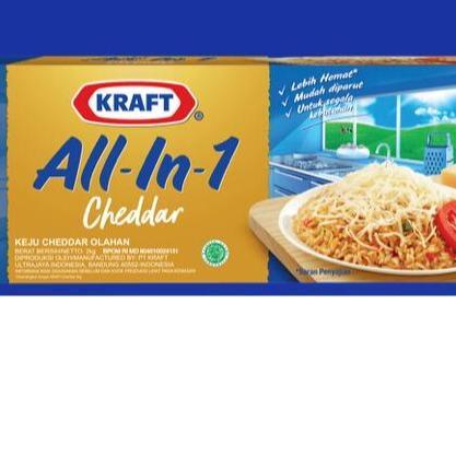 Promo Keju Kraft Cheddar All-In-1 2Kg Terlaris