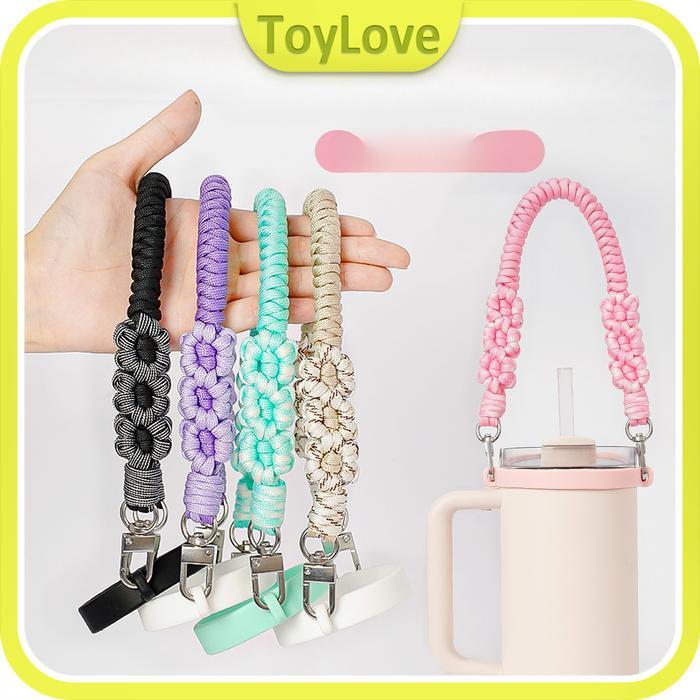 Ada Stok Drinking bottle/glass cup hanging strap/water bottle hanging strap/water bottle silicone
