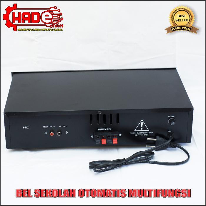 Bel Sekolah / Pabrik 2Horn+Mic Meja 260Nada Siap Pakai Kabel Usb Mic Podium