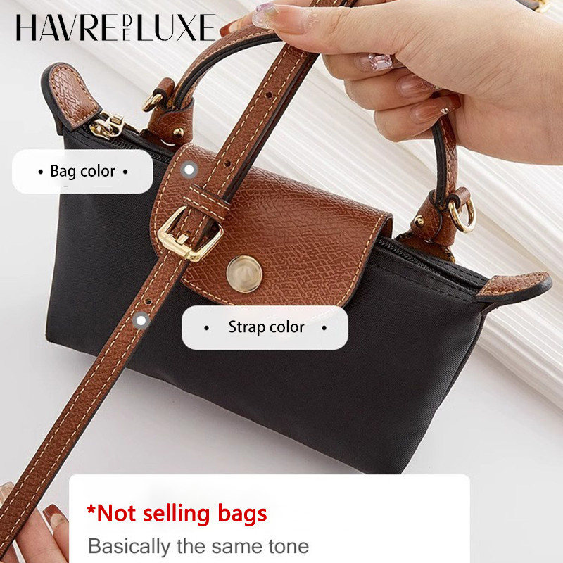 Mini Bags Leather Shoulder Strap Kit Fit For Longchamp Mini Pouch Adjustable Crossbody Small Bag